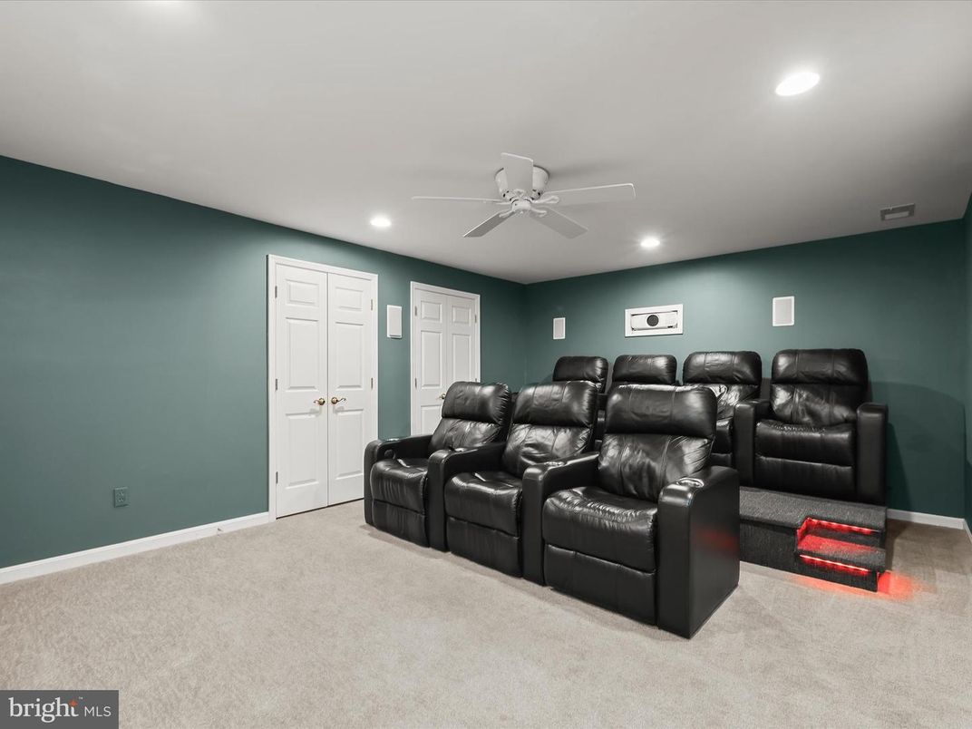 Home Theatre Room, Interior, Recessed Lighting, Theatre Room