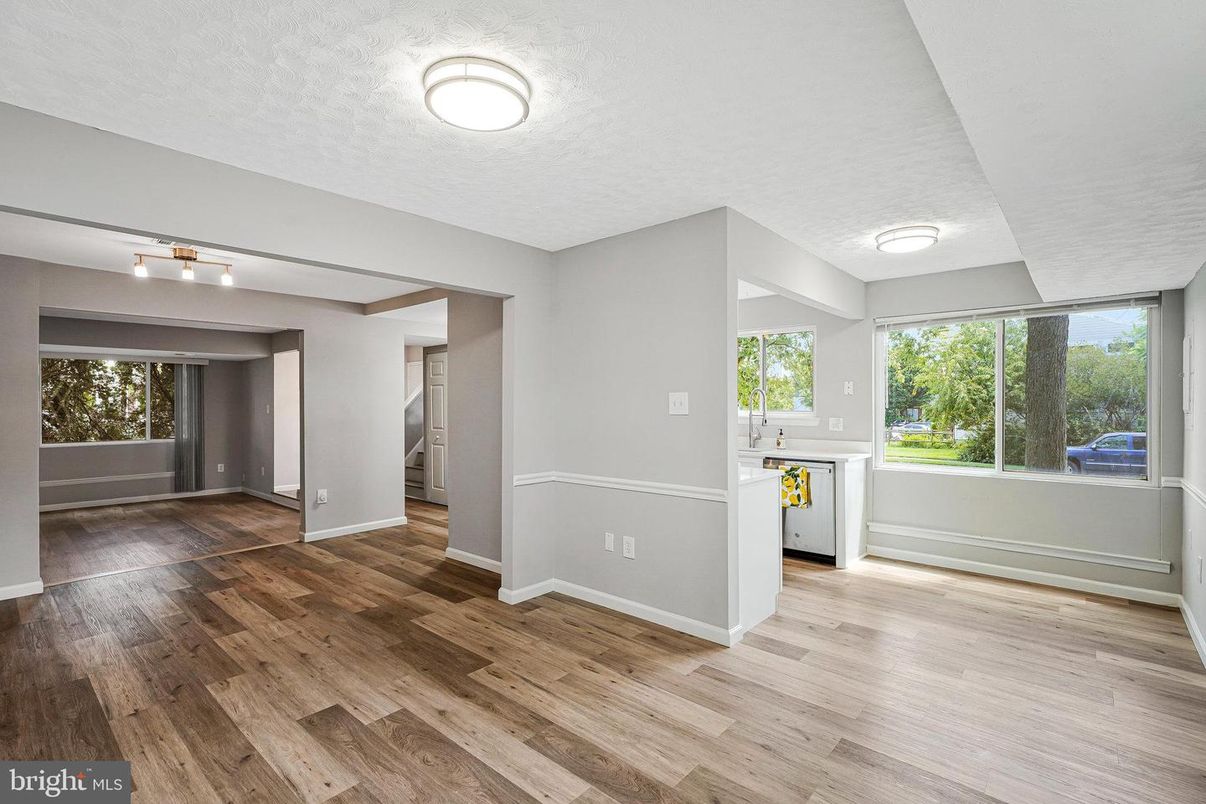 Empty room, Interior, Wood Texture Flooring
