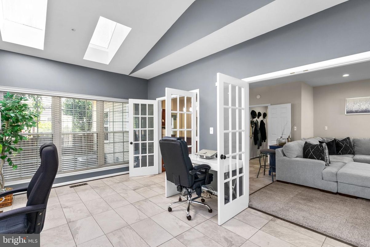Home Office, Interior, Recessed Lighting