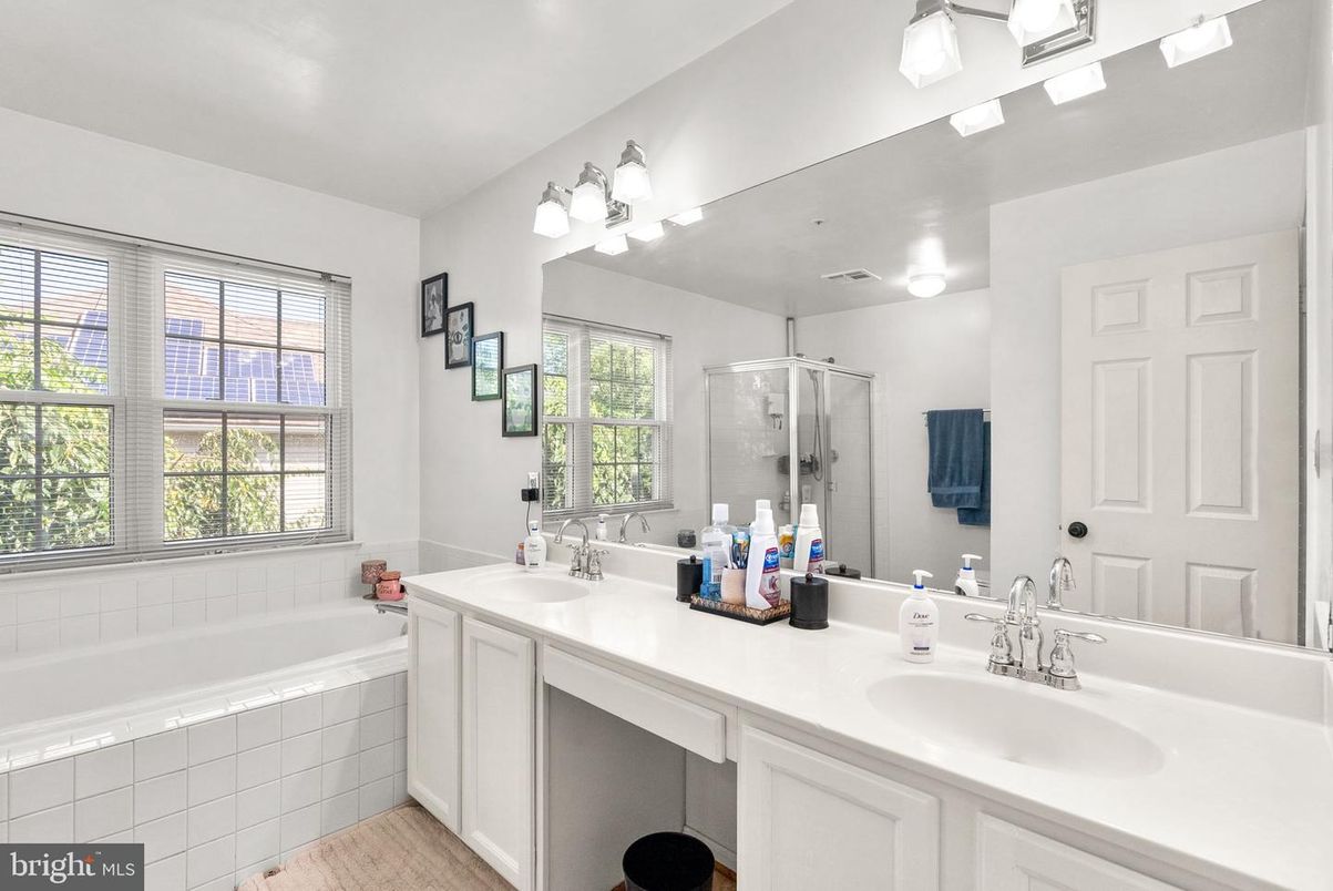 Bathroom, Dual Sink Vanities, Glass Shower, Interior