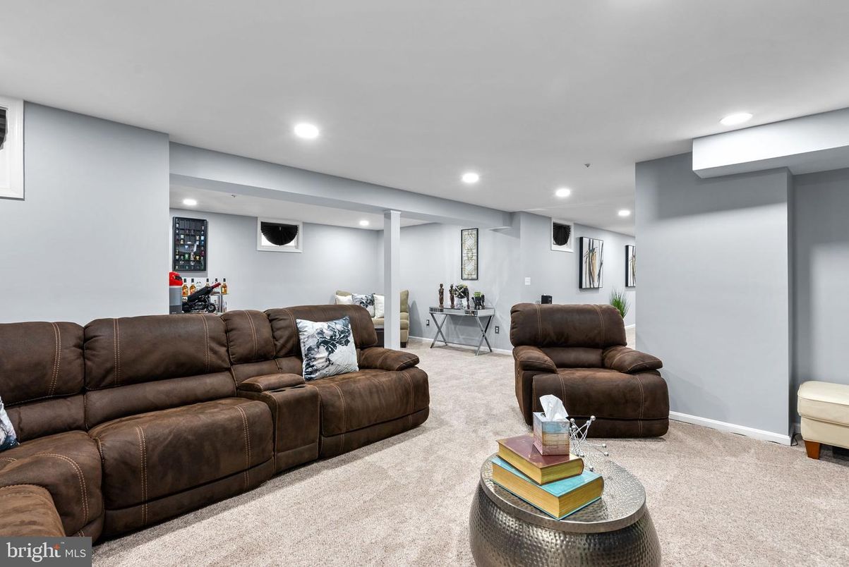 Interior, Living room, Recessed Lighting