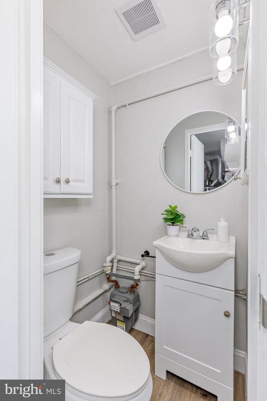 Bathroom, Interior, Wood Texture Flooring