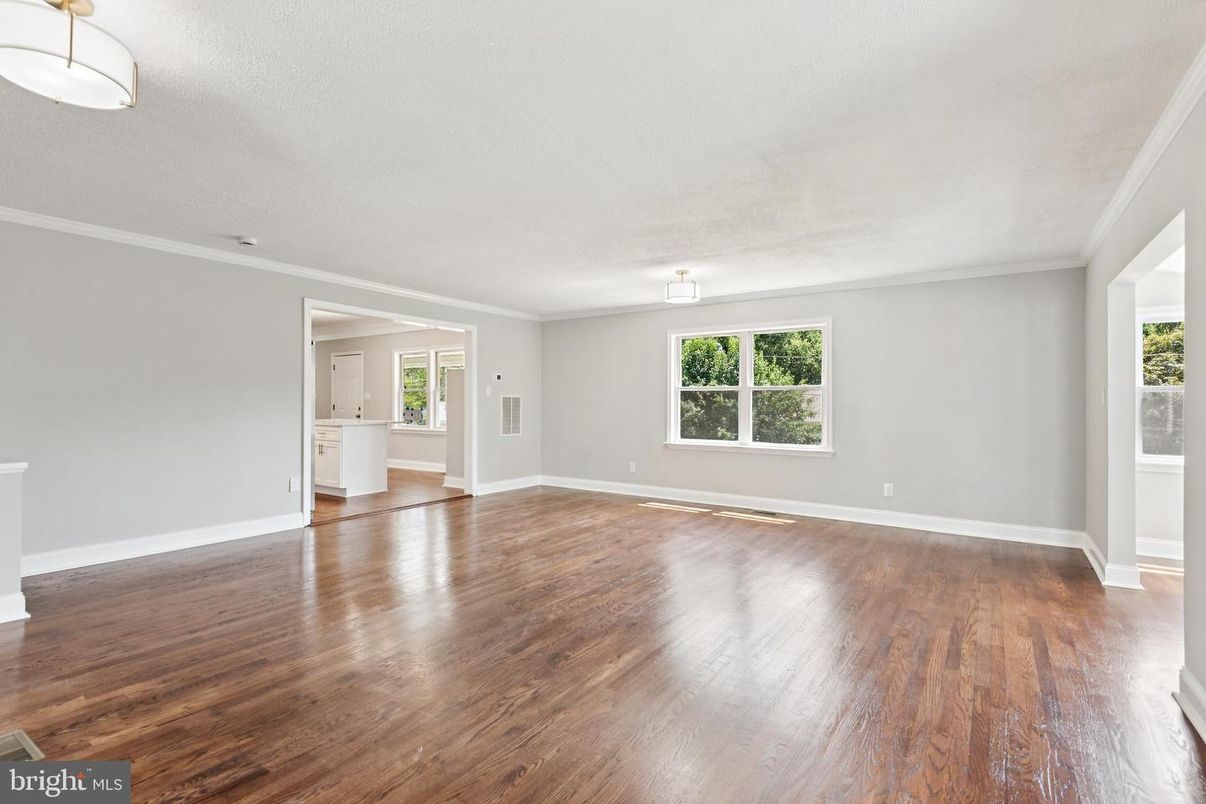 Empty room, Interior, Wood Texture Flooring