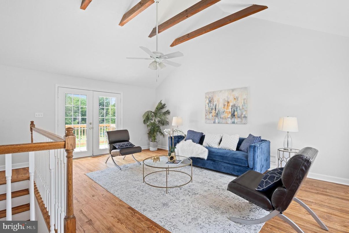Interior, Living room, Wooden Beams, Wood Texture Flooring