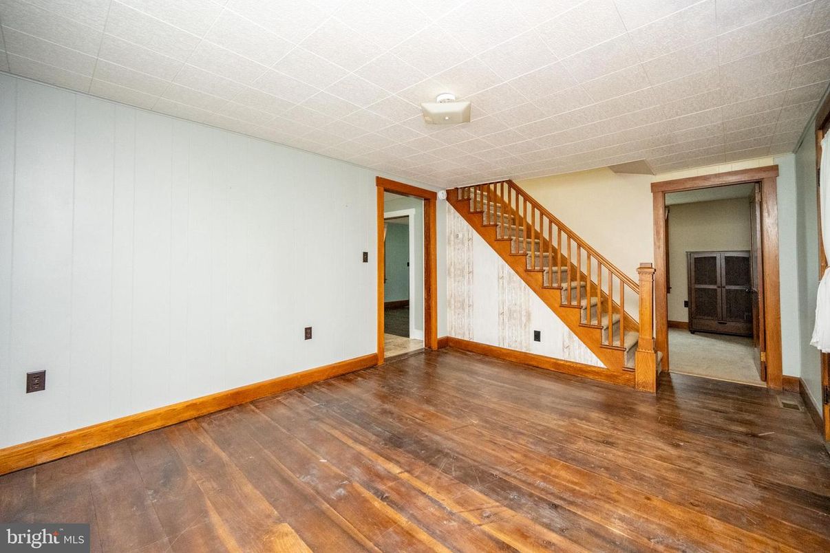 Empty room, Interior, Wood Texture Flooring