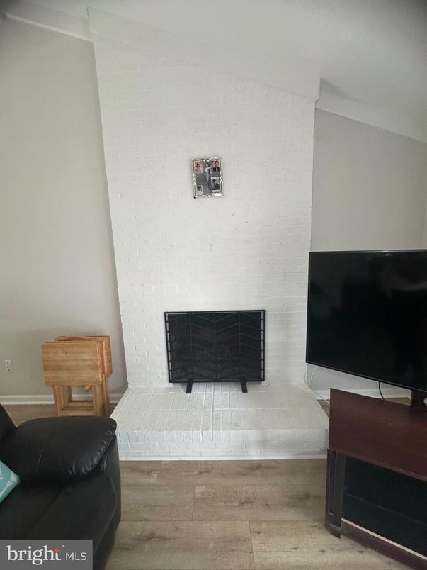 Fireplace, Interior, Wood Texture Flooring