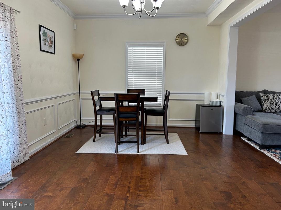 Dining room, Interior, Wood Texture Flooring