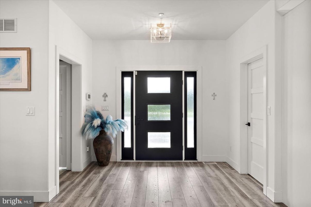 Chandelier, Interior, Wood Texture Flooring