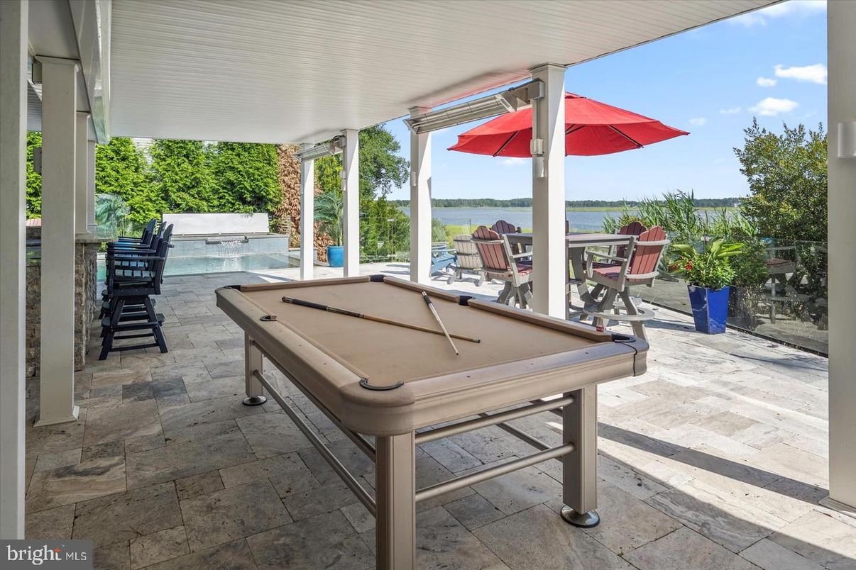 Billiard Table, Exterior, Game Room, Water
