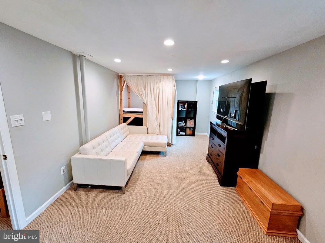 Interior, Living room, Recessed Lighting