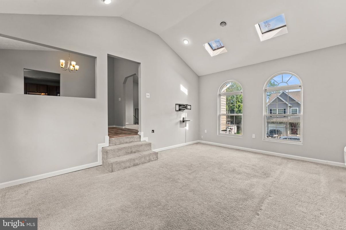 Chandelier, Interior, Recessed Lighting