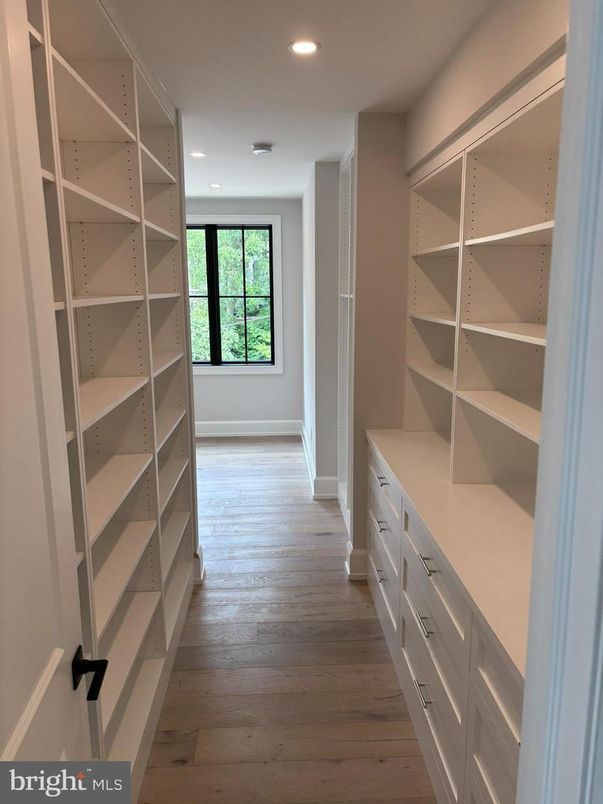 Interior, Recessed Lighting, Walk-in Closets, Wood Texture Flooring
