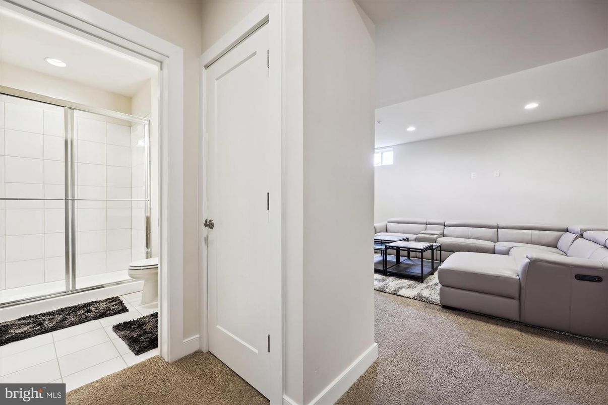 Bathroom, Home Theatre Room, Interior, Recessed Lighting, Theatre Room