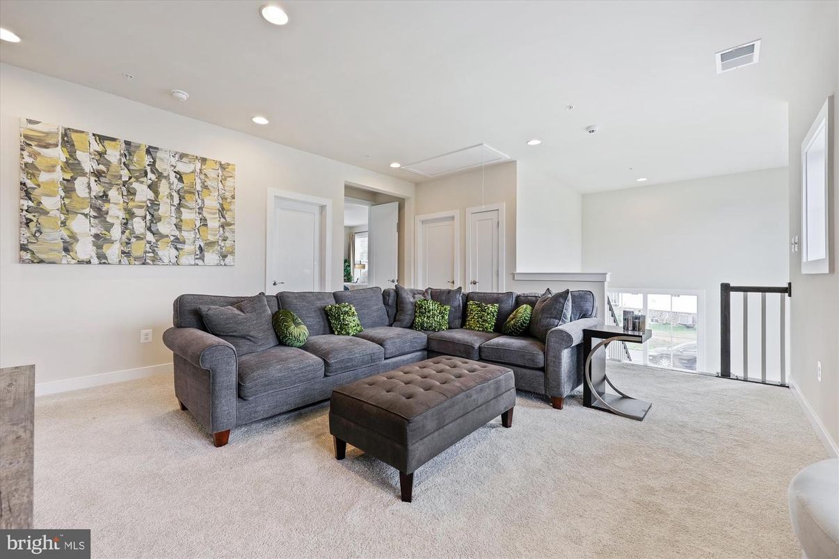 Interior, Living room, Recessed Lighting