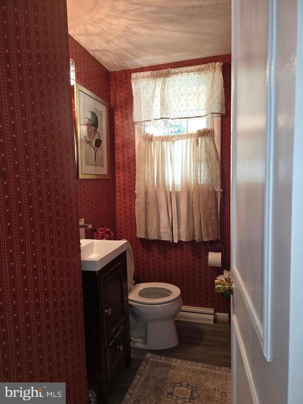 Bathroom, Interior, Wood Texture Flooring