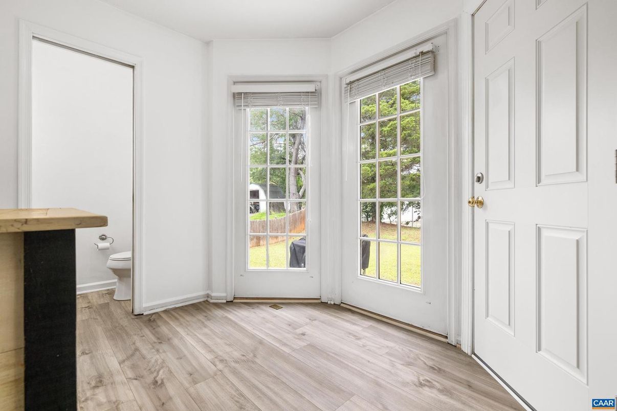 Bathroom, Empty room, Interior, Wood Texture Flooring