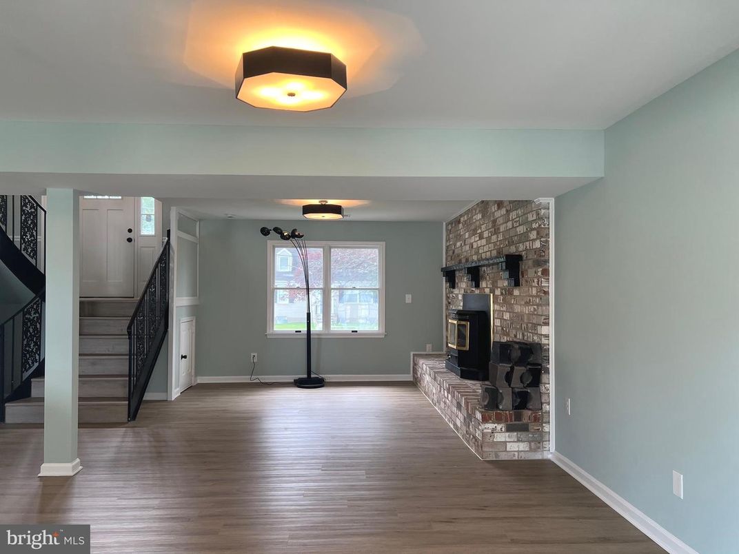 Fireplace, Interior, Wood Texture Flooring