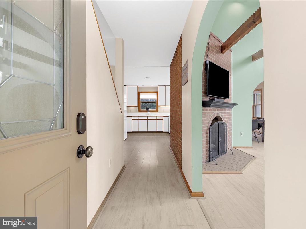 Fireplace, Interior, Wood Texture Flooring