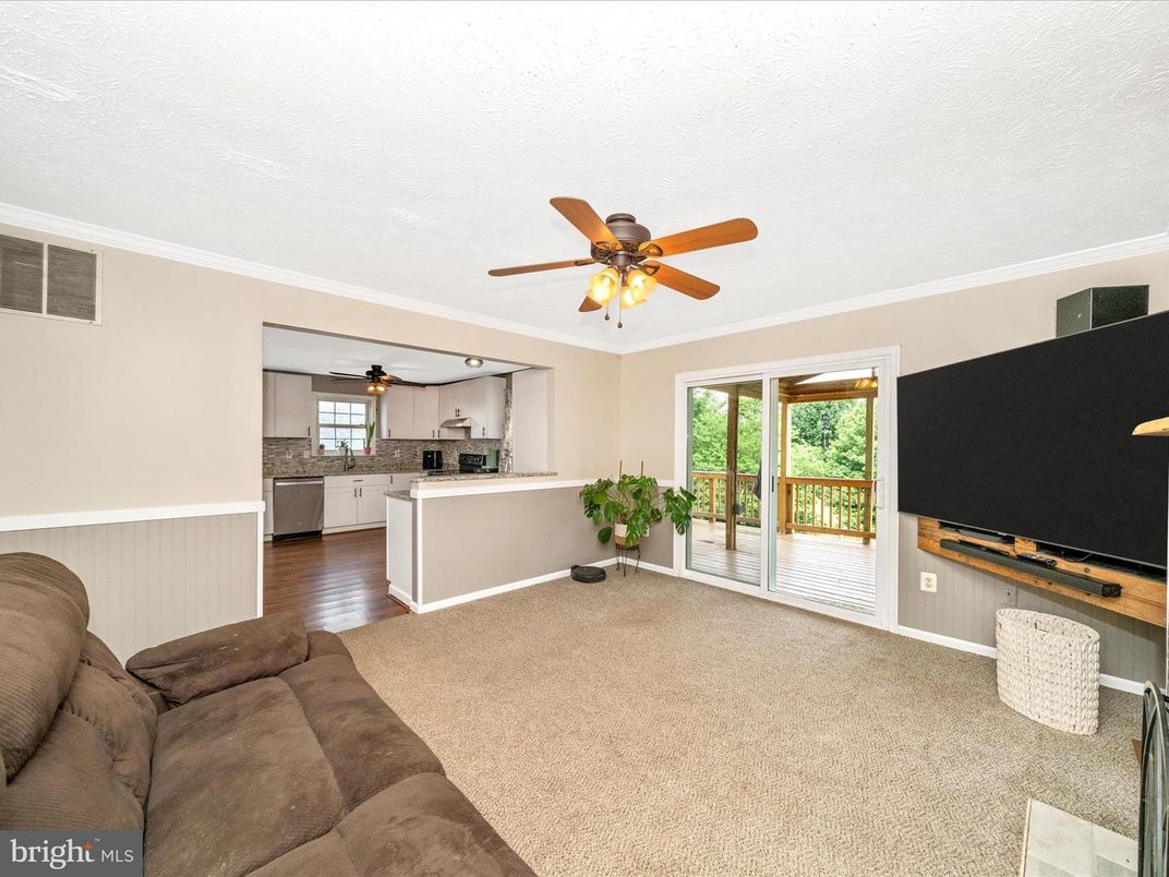 Interior, Kitchen, Living room, Wood Texture Flooring