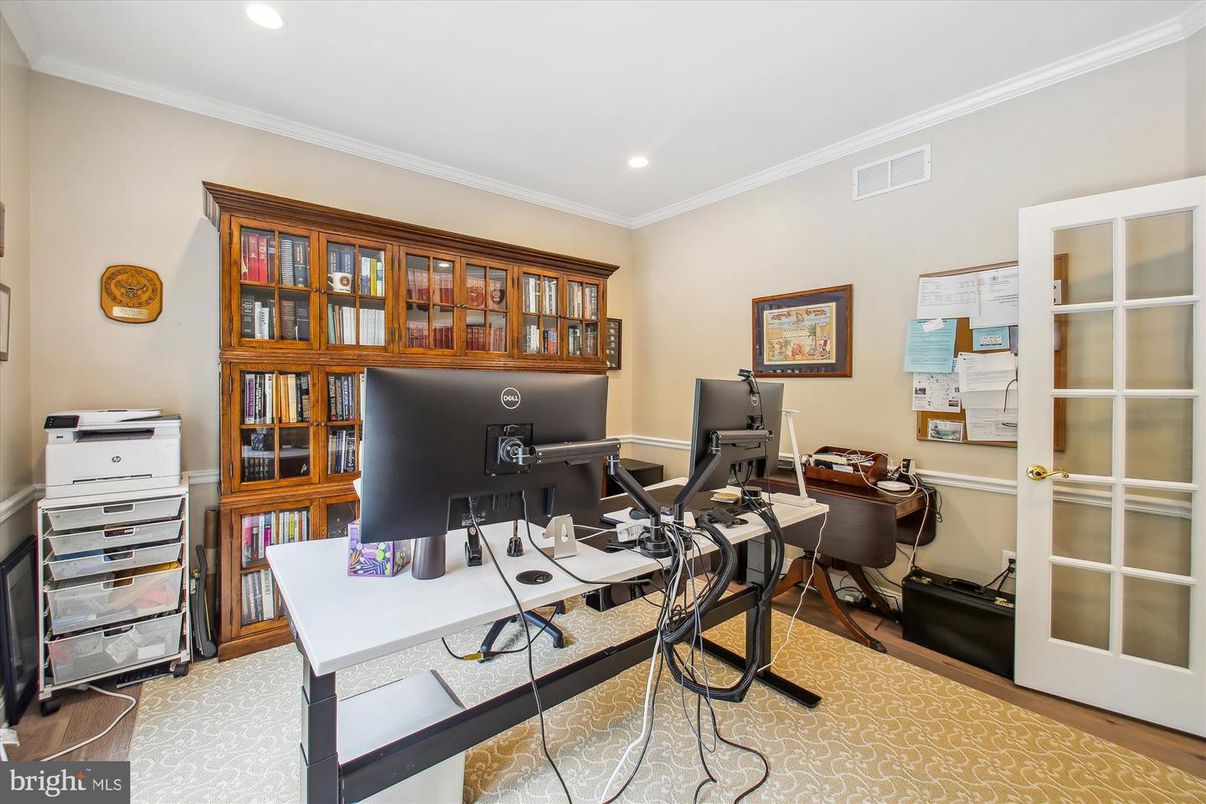 Home Office, Interior, Recessed Lighting