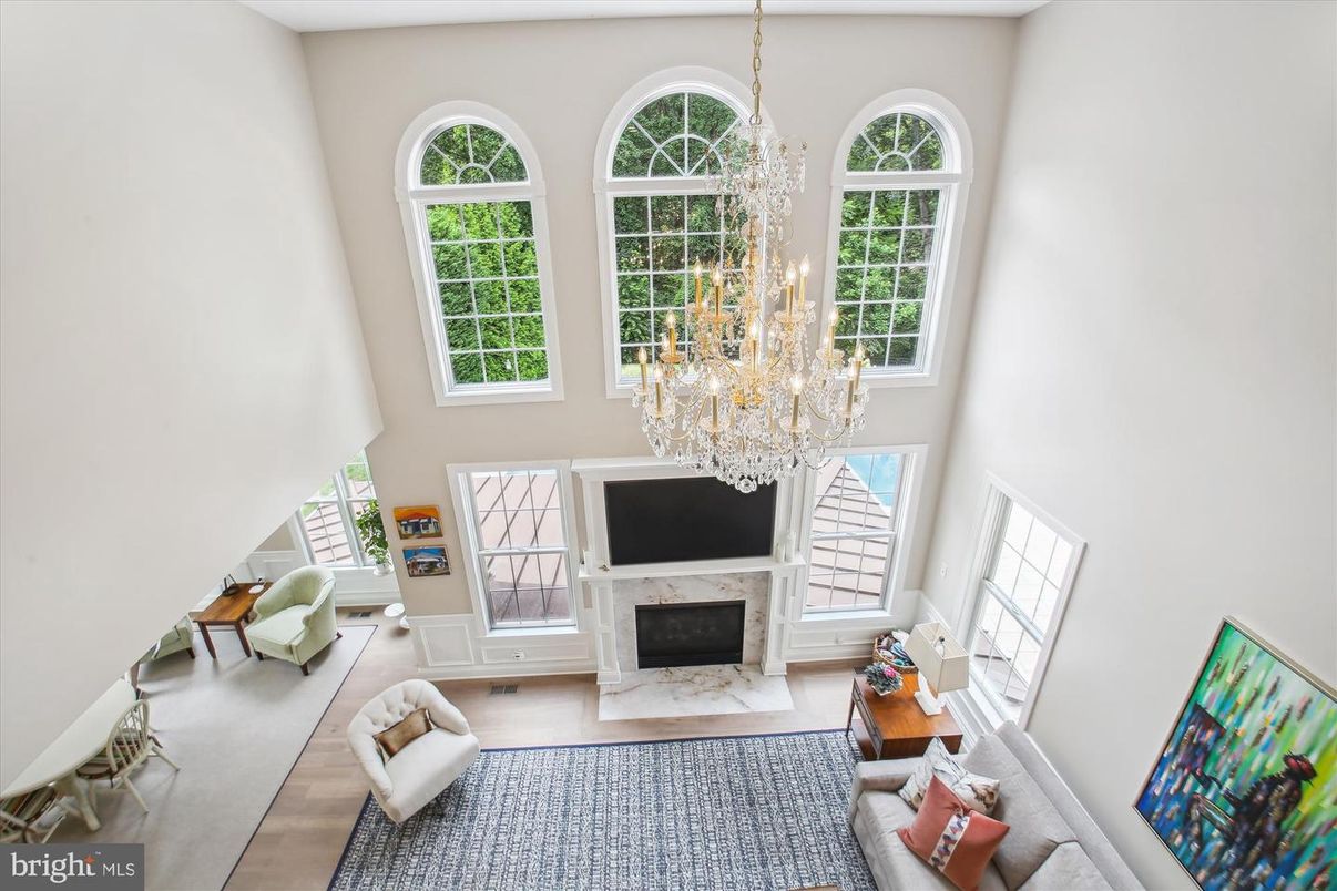 Chandelier, Fireplace, Interior, Living room, Wood Texture Flooring