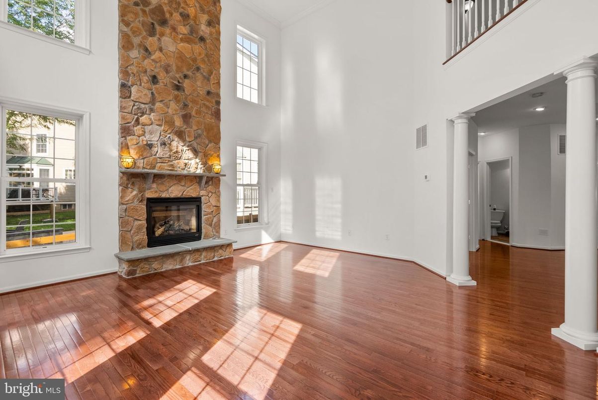 Fireplace, Interior, Wood Texture Flooring