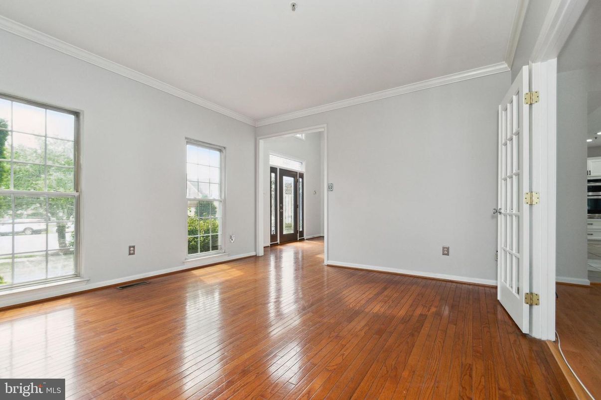 Empty room, Interior, Wood Texture Flooring