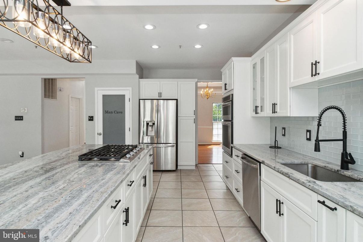 Interior, Kitchen, Recessed Lighting, Stainless Steel Appliances