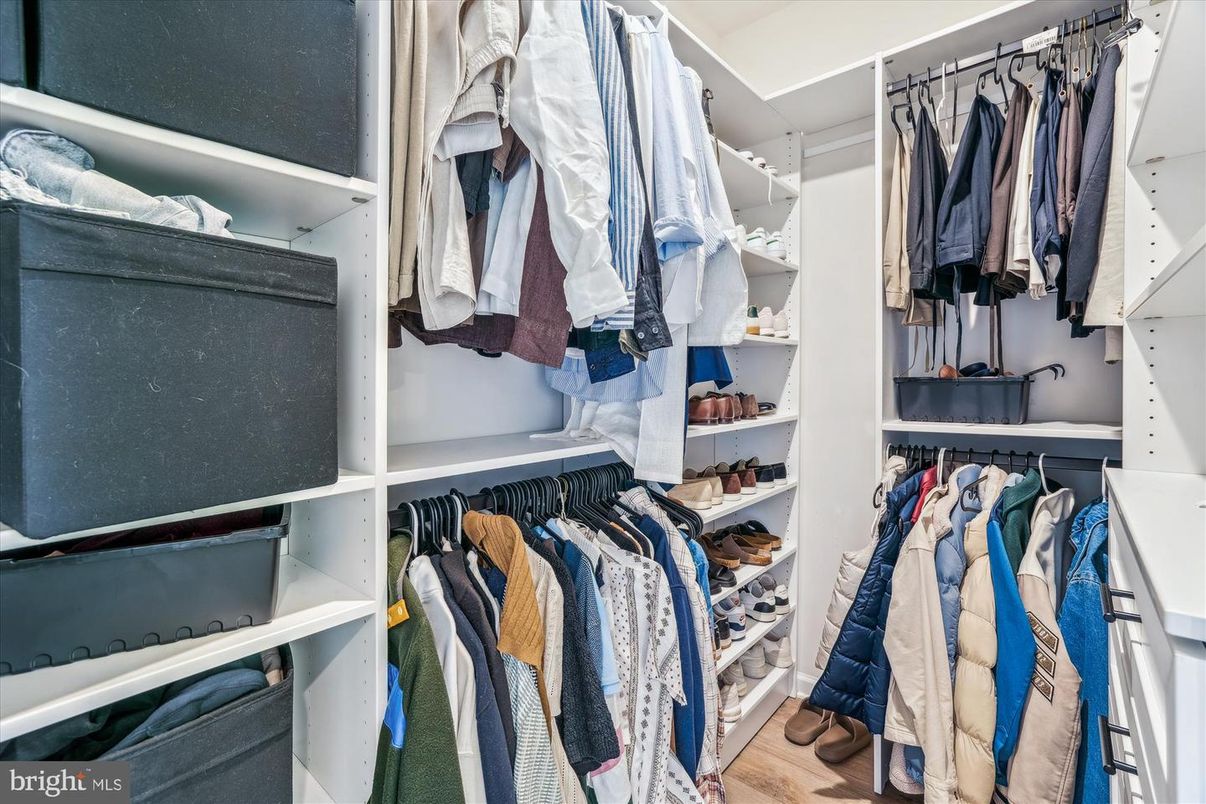 Interior, Walk-in Closets, Wood Texture Flooring