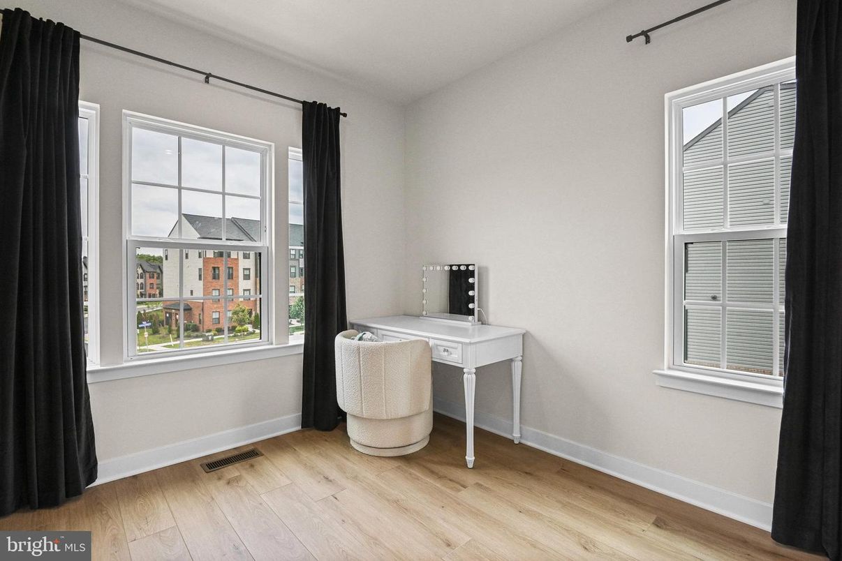 Home Office, Interior, Wood Texture Flooring