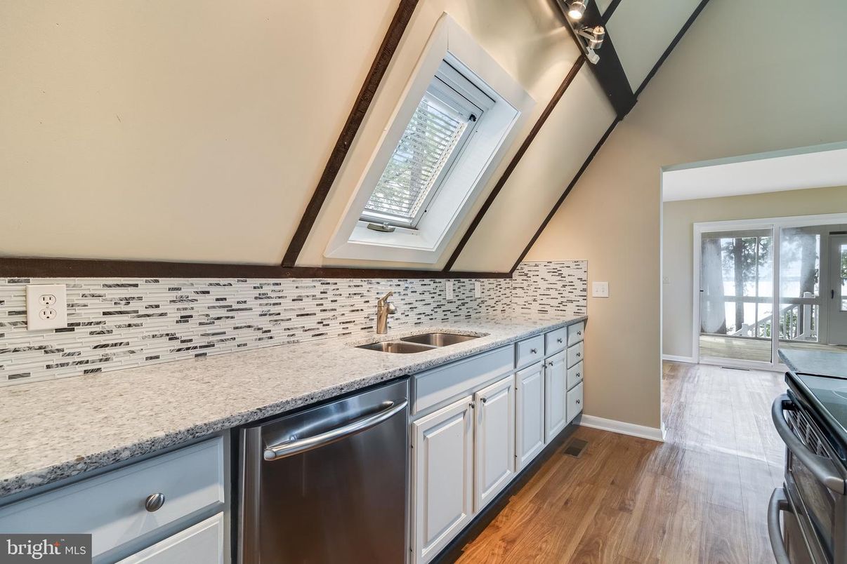 Interior, Kitchen, Wood Texture Flooring