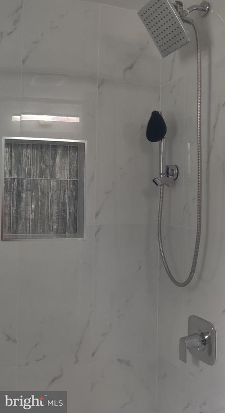 Bathroom, Glass Shower, Interior, Marble Walls