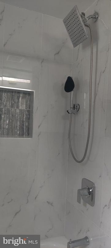 Bathroom, Glass Shower, Interior, Marble Walls
