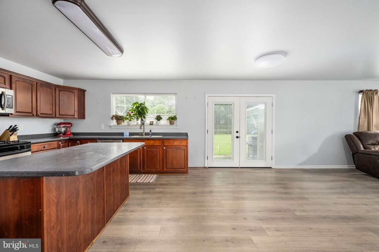Interior, Kitchen, Wood Texture Flooring