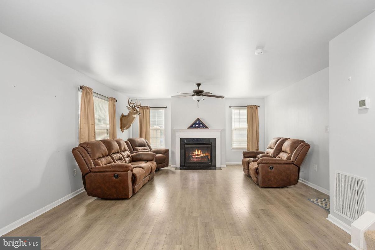 Fireplace, Interior, Living room, Wood Texture Flooring