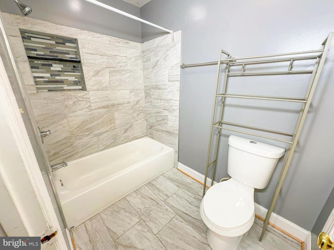 Bathroom, Interior, Marble, Marble Walls, Wood Texture Flooring