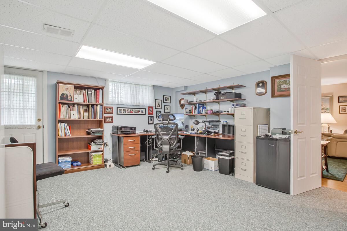 Home Office, Interior, Recessed Lighting