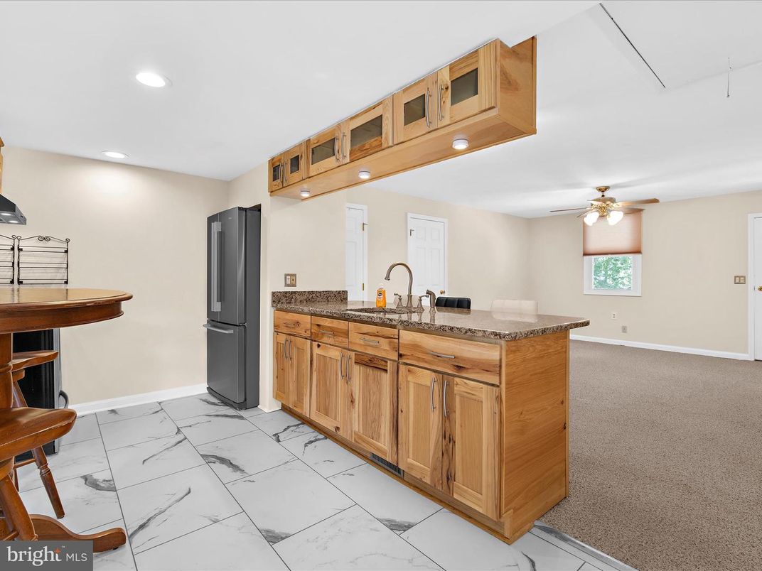 Interior, Kitchen, Marble, Recessed Lighting