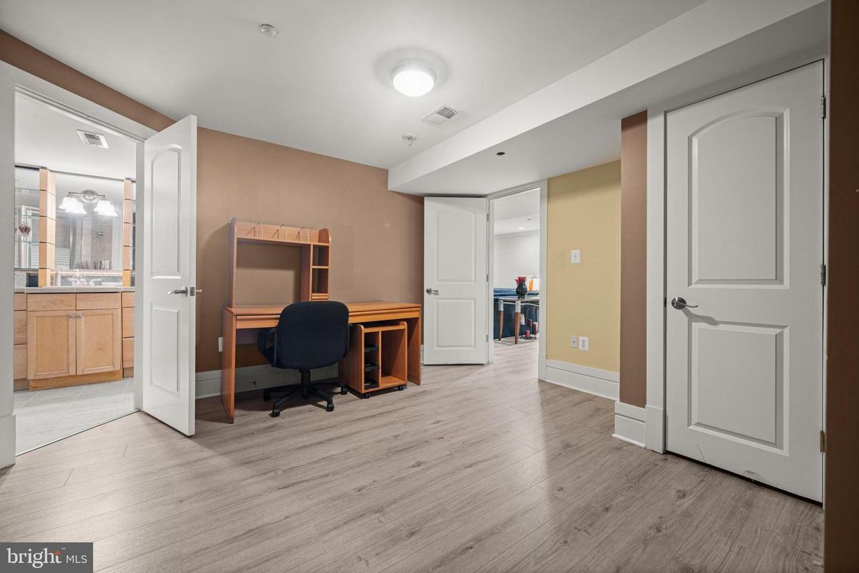 Home Office, Interior, Wood Texture Flooring