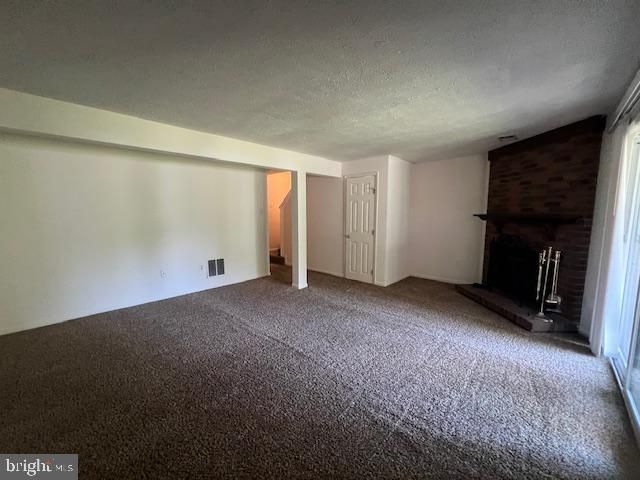 Empty room, Fireplace, Interior, Stone Walls