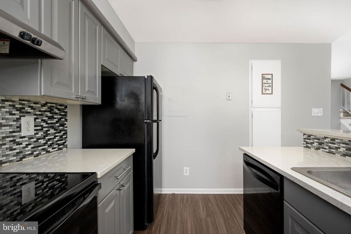 Interior, Kitchen, Wood Texture Flooring