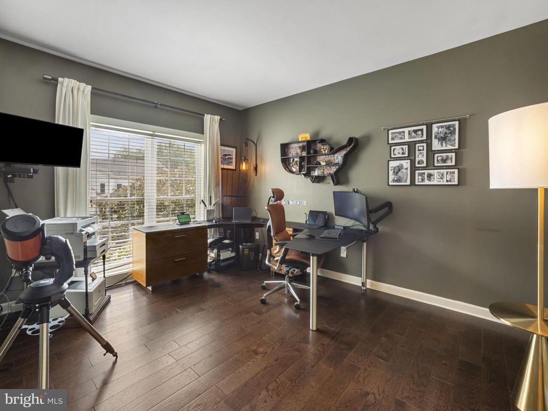 Home Office, Interior, Wood Texture Flooring