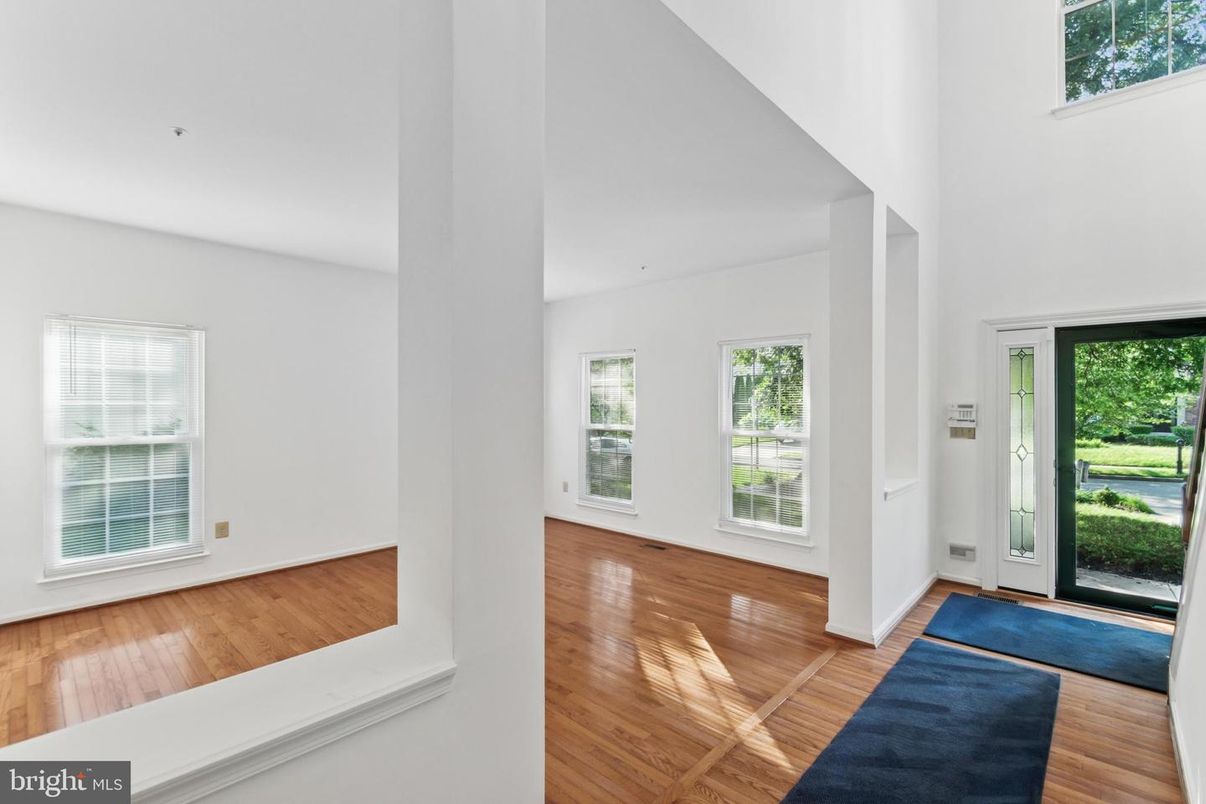 Empty room, Interior, Wood Texture Flooring