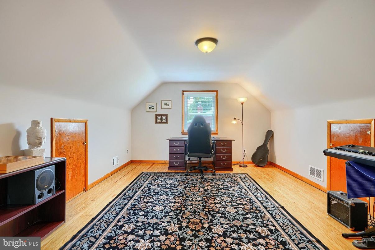 Home Office, Interior, Wood Texture Flooring