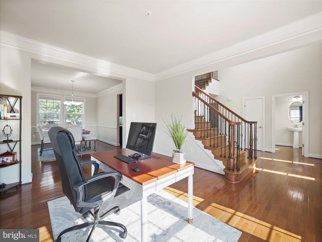 Home Office, Interior, Wood Texture Flooring