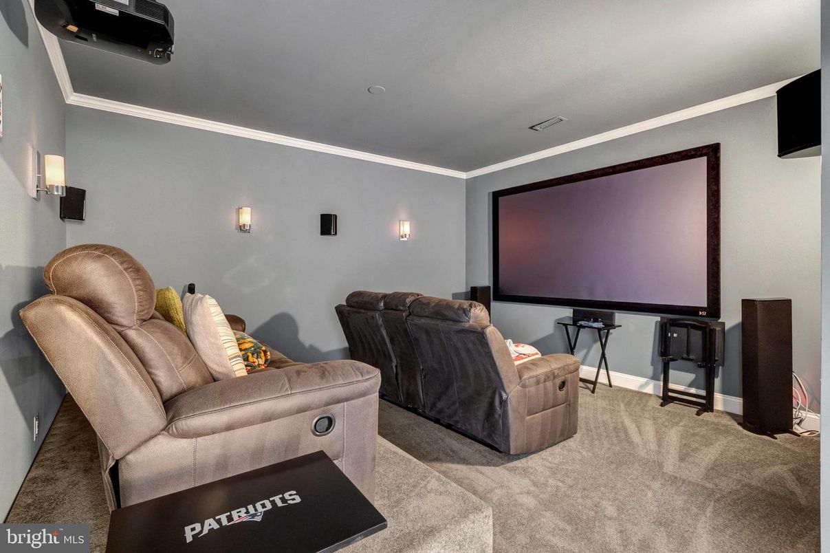 Interior, Projection Screen, Theatre Room