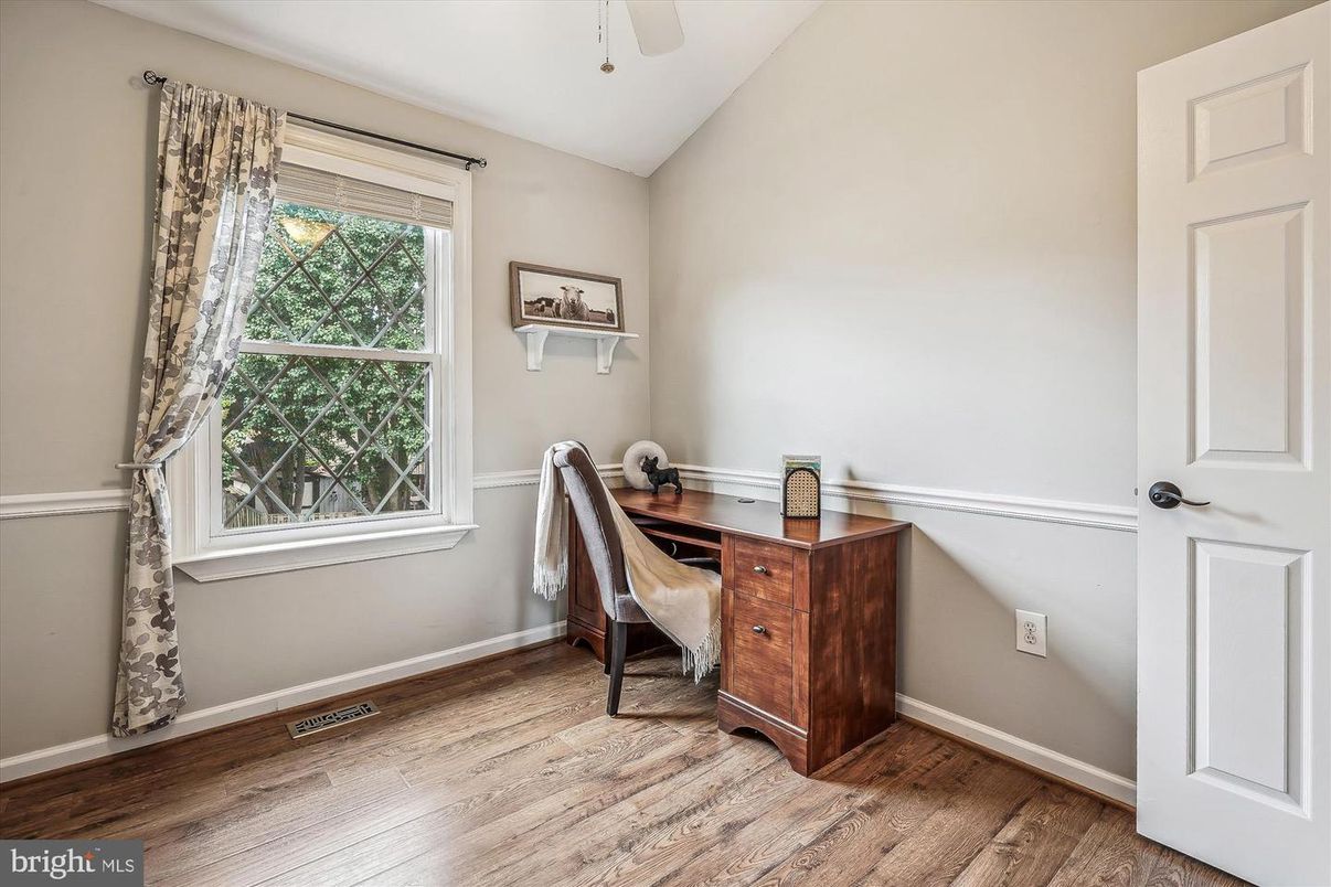 Home Office, Interior, Wood Texture Flooring