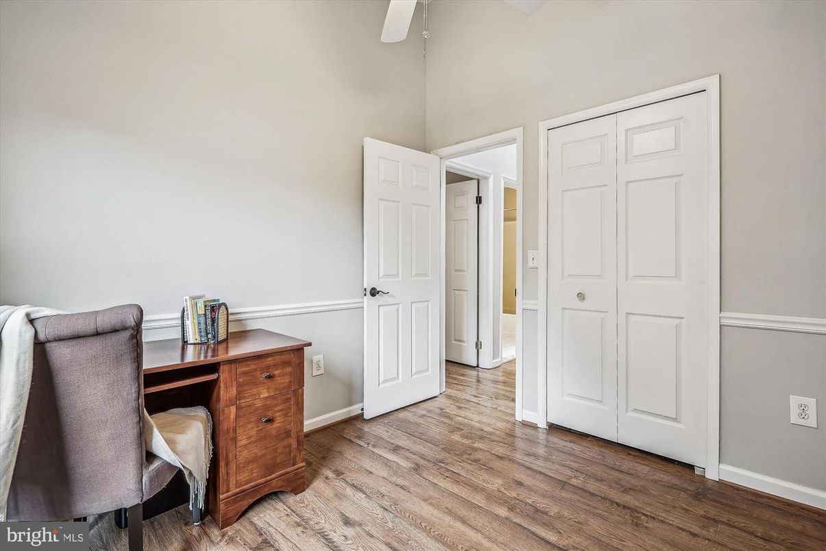 Home Office, Interior, Wood Texture Flooring
