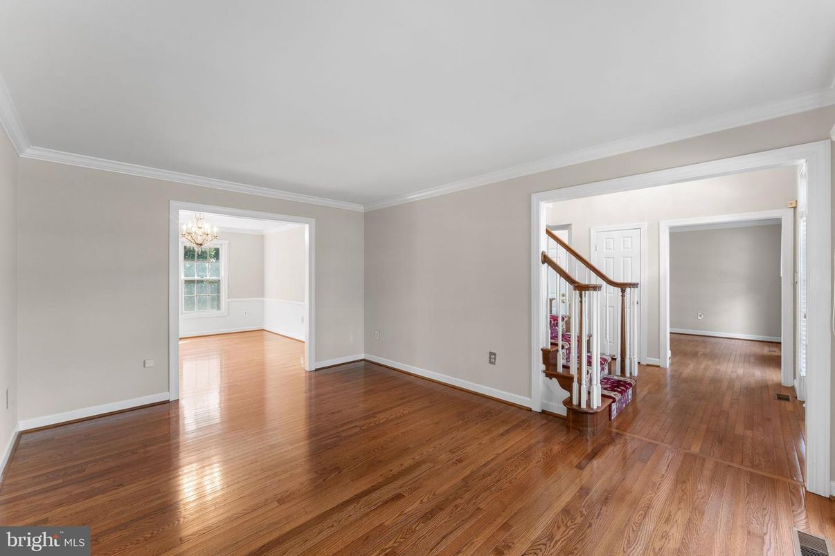 Empty room, Interior, Wood Texture Flooring