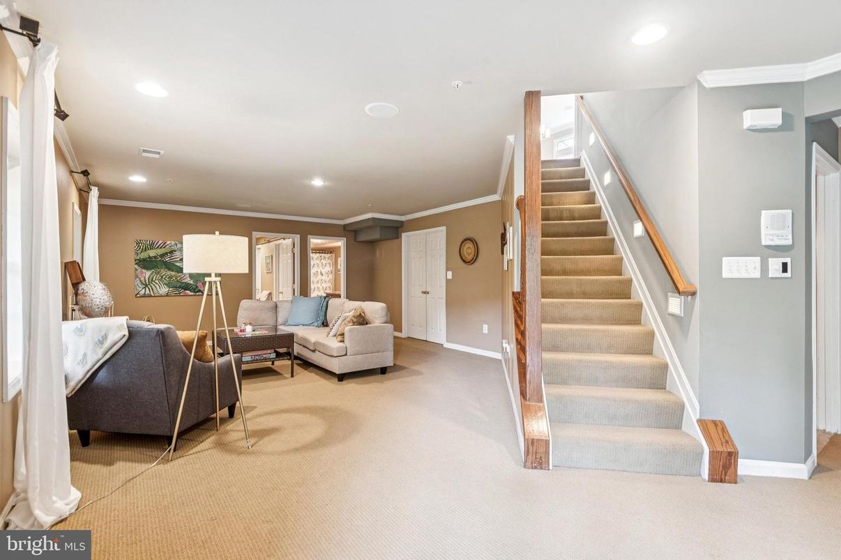 Interior, Living room, Recessed Lighting